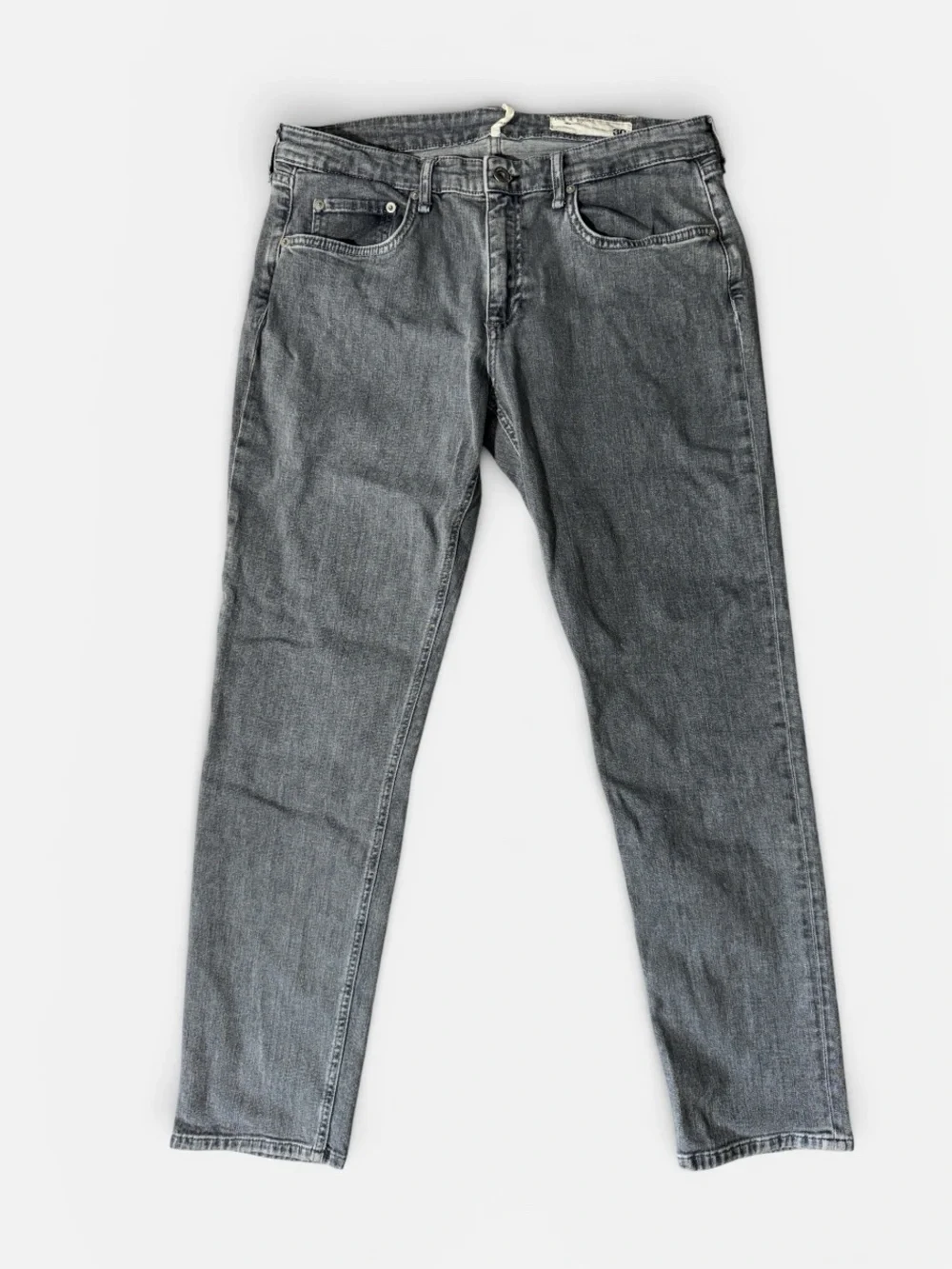 Rag & Bone womens 30 stone gray Dre low-rise slim boyfriend cotton denim jeans